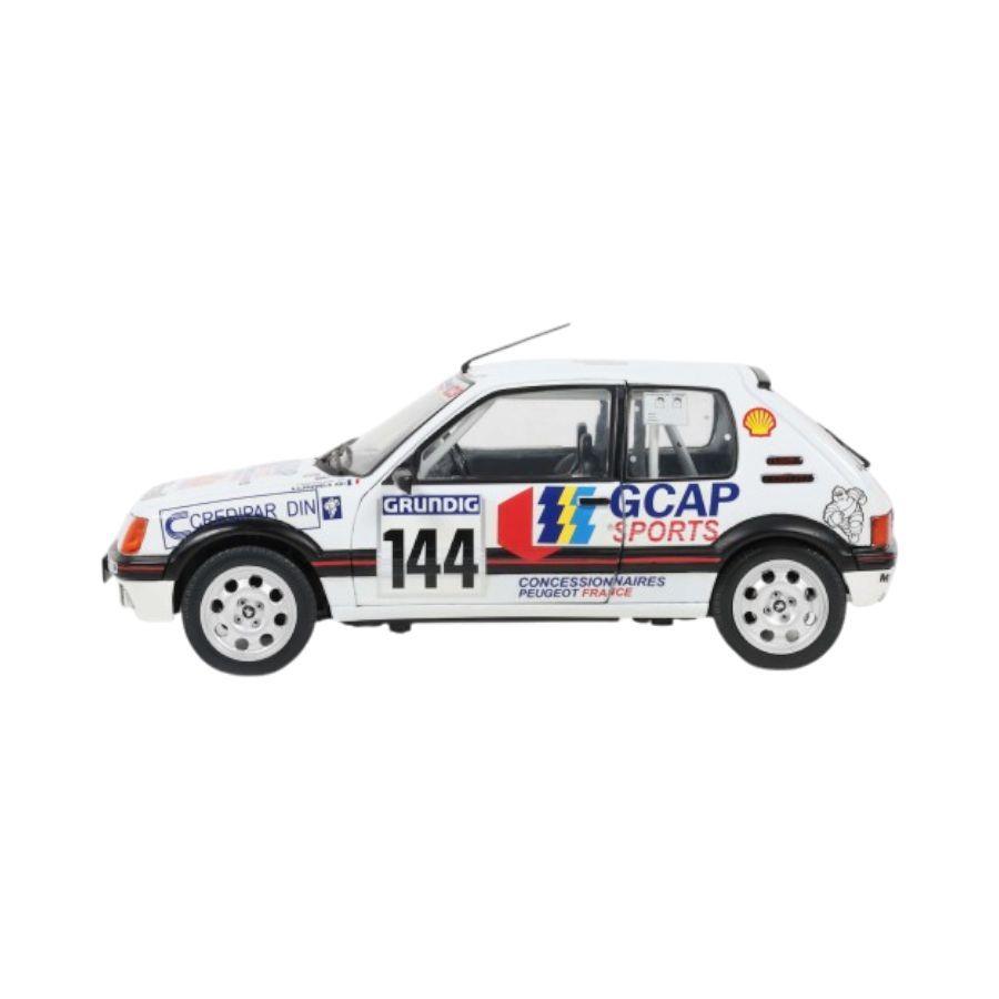 Solido - 1:18 1987 Peugeot 205 GTI #144 RallyE Diecast Vehicle