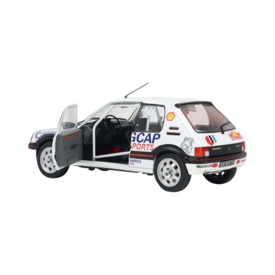 Solido - 1:18 1987 Peugeot 205 GTI #144 RallyE Diecast Vehicle