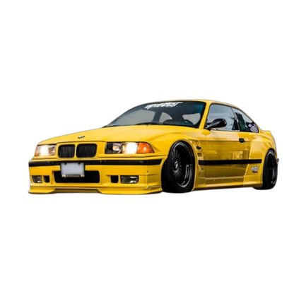 Solido Cars - 1:18 BMW M3 Coupe Pandem Sun Yellow 1990 Diecast Vehicle