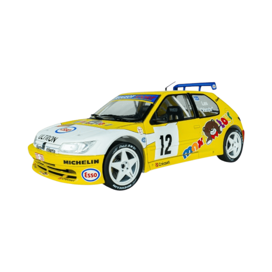Solido - 1:18 1997 Peugeot 306 #12 Rally Diecast Vehicle