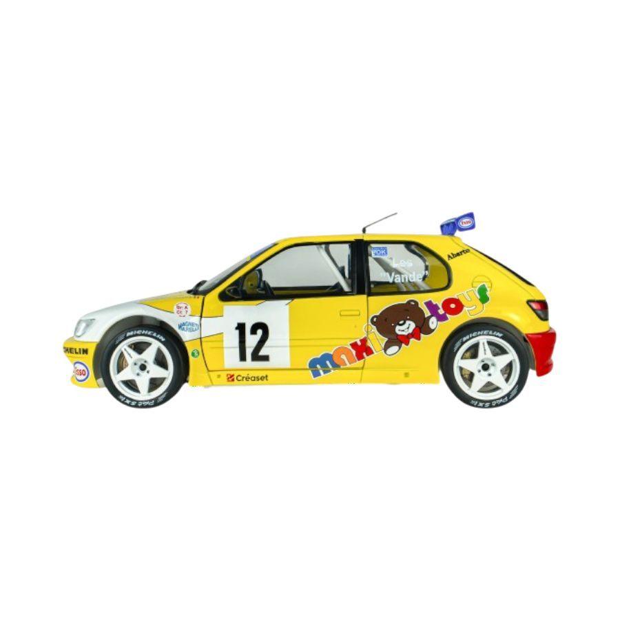 Solido - 1:18 1997 Peugeot 306 #12 Rally Diecast Vehicle