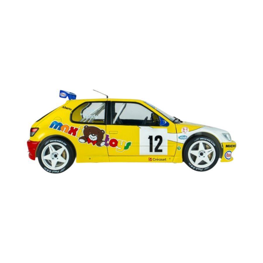 Solido - 1:18 1997 Peugeot 306 #12 Rally Diecast Vehicle