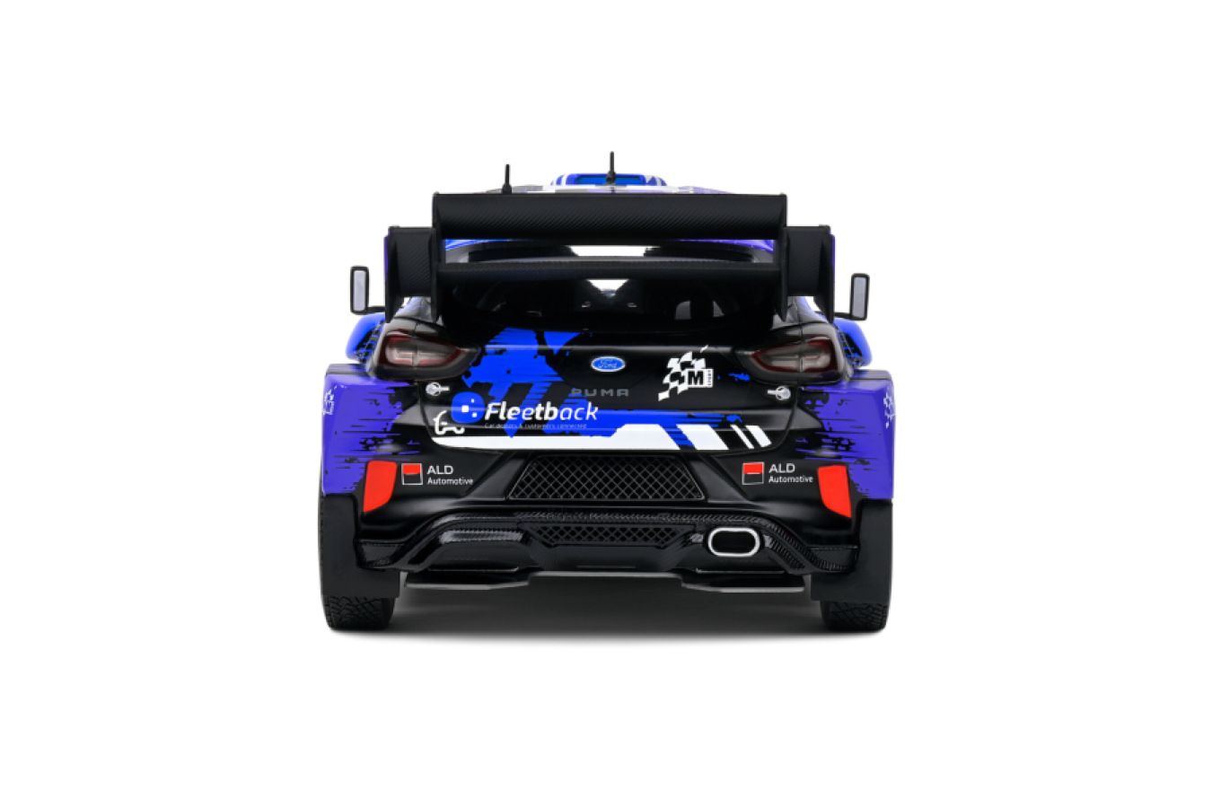 Solido Cars - 1:18 Ford Puma Rally1 Hybrid Blue #9 Serderidis /Miclotte Rally Kenya 2022