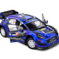 Solido Cars - 1:18 Ford Puma Rally1 Hybrid Blue #9 Serderidis /Miclotte Rally Kenya 2022