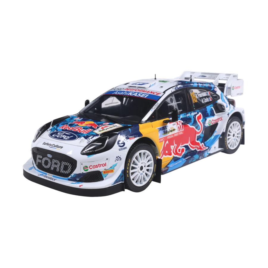 Solido Cars - 2024 Ford Puma Rally1 Hybrid #16 Fourmaux/Coria Rally Japan 1:18 Diecast Vehicle