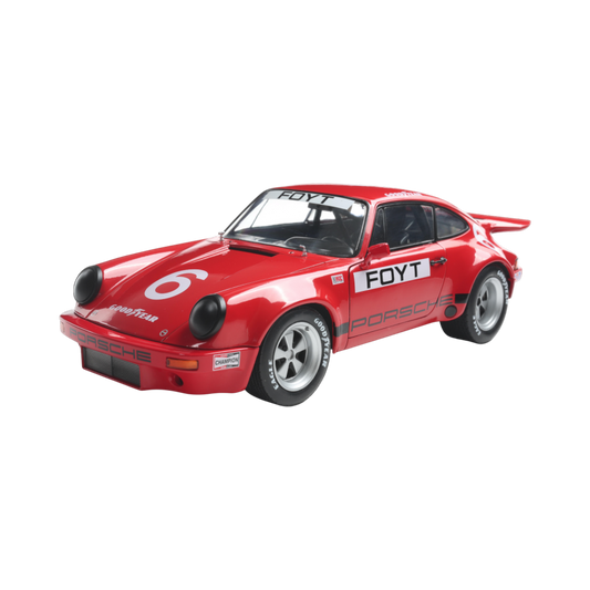 Solido Cars - 1974 Porsche 911 #6 FOYT IROC Daytona 1:18 Scale Diecast Vehicle