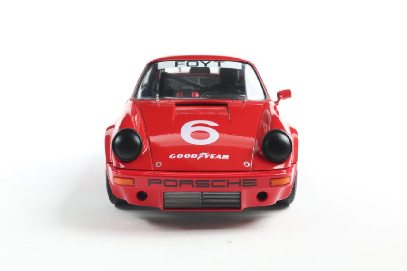 Solido Cars - 1974 Porsche 911 #6 FOYT IROC Daytona 1:18 Scale Diecast Vehicle