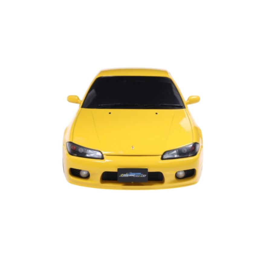 Solido Cars - 1:18 Nissan Silvia S15 Spec-R Aero Lightning Yellow 1999 Diecast Vehicle