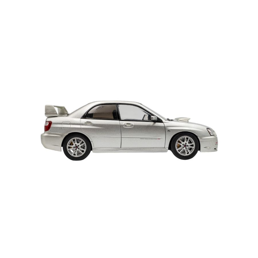 Solido Cars - 1:18 Subaru 2003 Impreza WRX STI Premium Silver Effect Die-Cast Vehicle