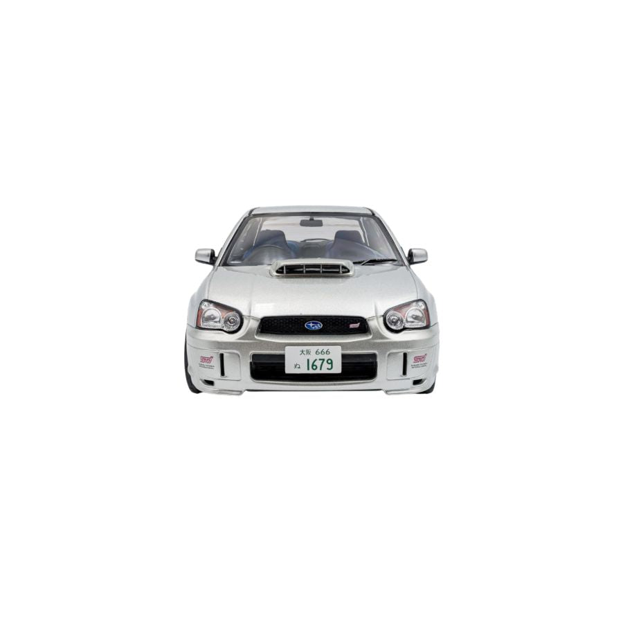 Solido Cars - 1:18 Subaru 2003 Impreza WRX STI Premium Silver Effect Die-Cast Vehicle