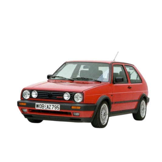 Solido Cars - 1:18 Volkswagen Golf 2 GTI Mars Red 1984 Diecast Vehicle