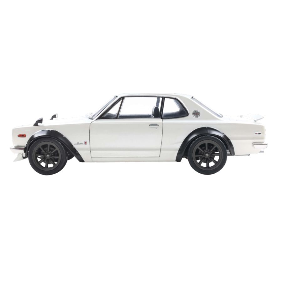 Solido Cars - 1:18 Nissan 1970 Skyline (C10) Hakosuka Works Pearl White Die-Cast Vehicle