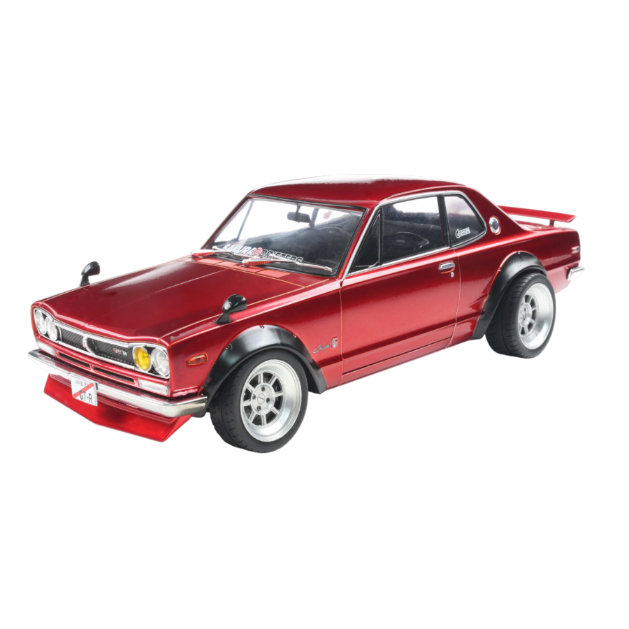 Solido Cars - 1:18 Nissan 1970 Skyline (C10) Hakosuka Works Red Metallic Die-Cast Vehicle