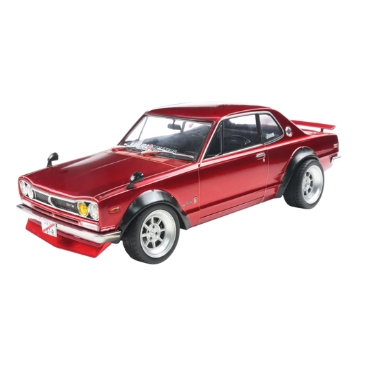 Solido Cars - 1:18 Nissan 1970 Skyline (C10) Hakosuka Works Red Metallic Die-Cast Vehicle