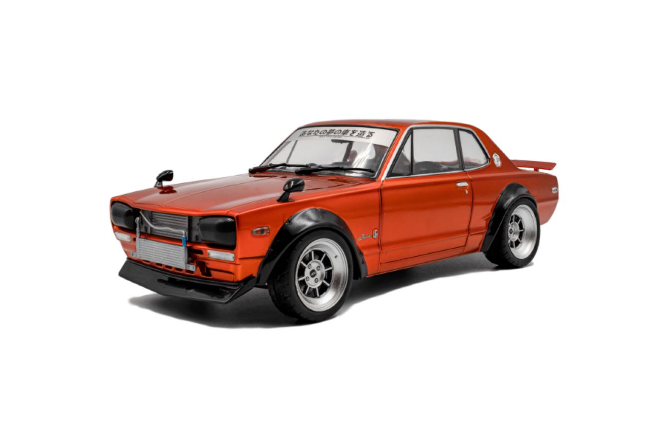 Solido Cars - 1970 Nissan Skyline (C10) Hakosuka Solido Works 1:18 Scale Diecast Vehicle