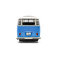 Solido Cars - 1:18 1962 Blue Volkswagen T1 Samba Diecast Vehicle