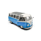 Solido Cars - 1:18 1962 Blue Volkswagen T1 Samba Diecast Vehicle