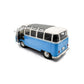 Solido Cars - 1:18 1962 Blue Volkswagen T1 Samba Diecast Vehicle