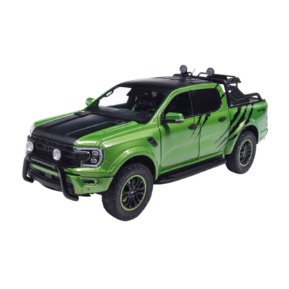 Solido Cars - 1:18 Ford Ranger Raptor Green 2024 Diecast Vehicle