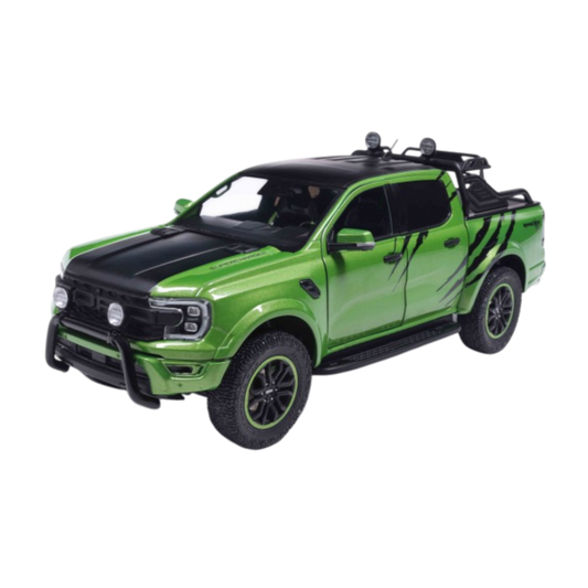 Solido Cars - 1:18 Ford Ranger Raptor Green 2024 Diecast Vehicle