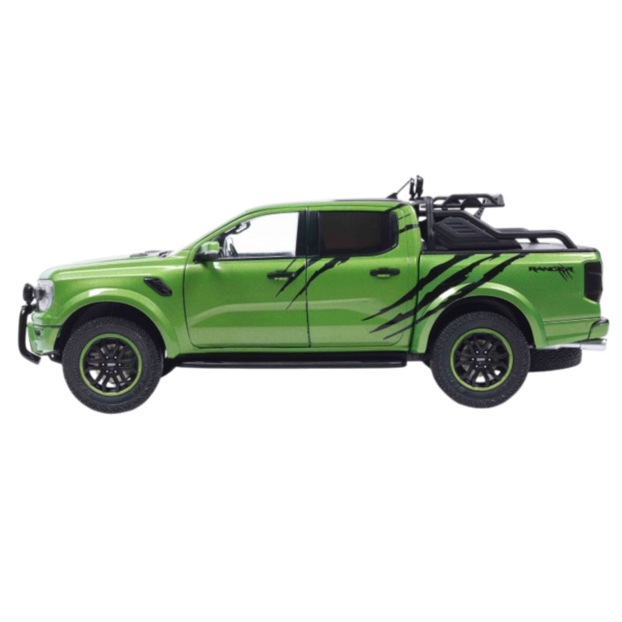 Solido Cars - 1:18 Ford Ranger Raptor Green 2024 Diecast Vehicle