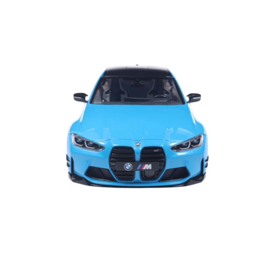Solido Cars - 1:18 BMW M3 Performance Parts Daytona Beach Blue 2024 Diecast Vehicle