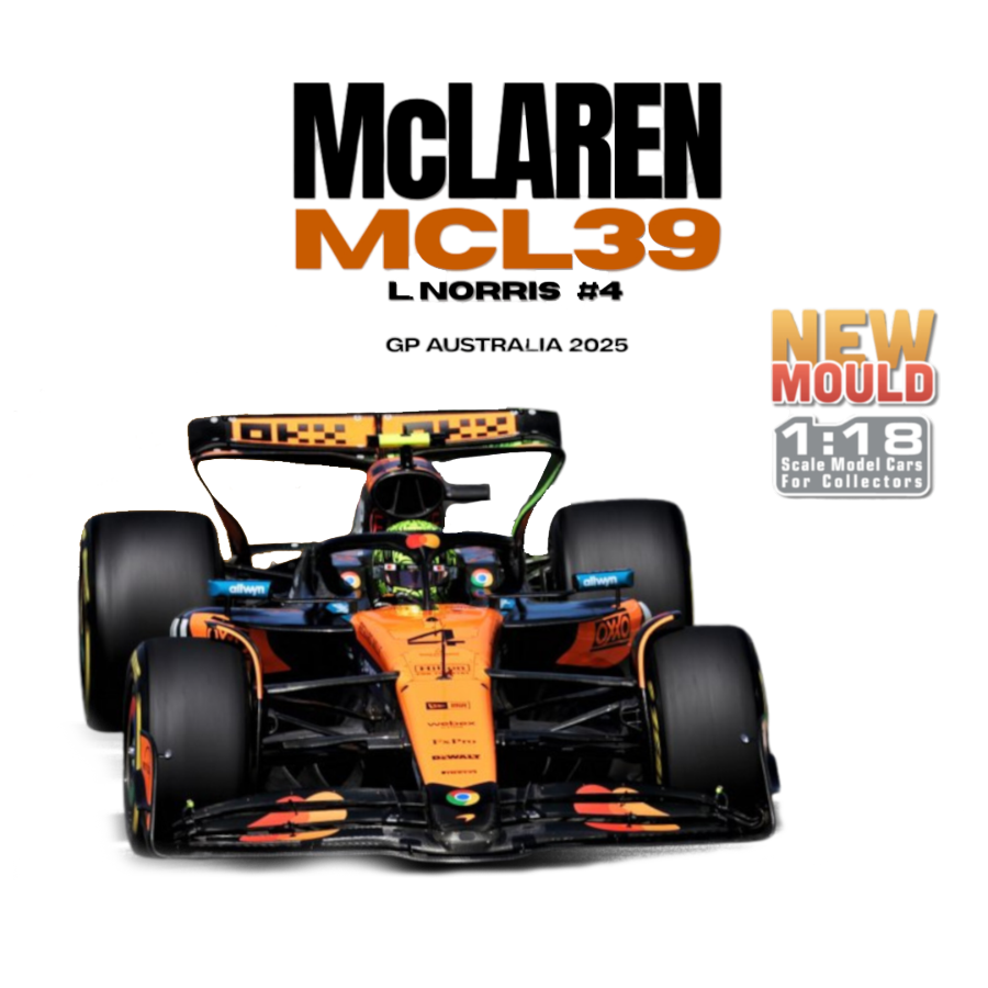 Formula 1 - MCLaren MCL39 L.Norris #4 (GP Australia 2025) 1:18 Scale Diecast Vehicle