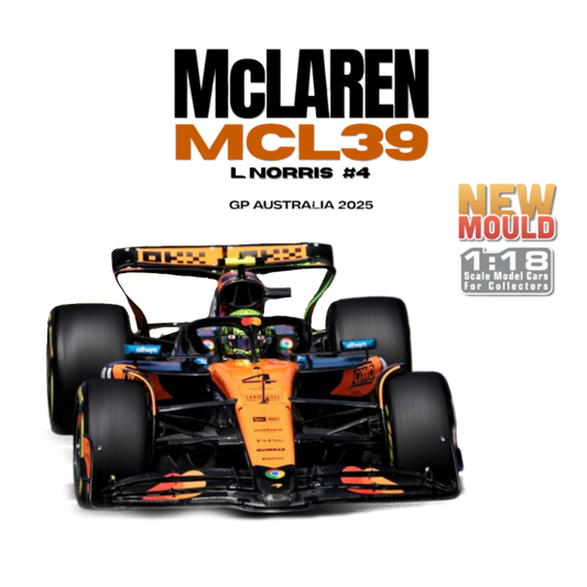 Formula 1 - MCLaren MCL39 L.Norris #4 (GP Australia 2025) 1:18 Scale Diecast Vehicle