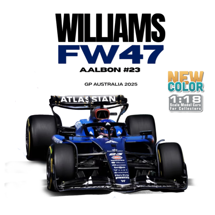 Formula 1 - Williams FW47 A.Albon #23 (GP Australia 2025) 1:18 Scale Diecast Vehicle