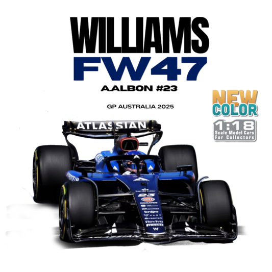 Formula 1 - Williams FW47 A.Albon #23 (GP Australia 2025) 1:18 Scale Diecast Vehicle