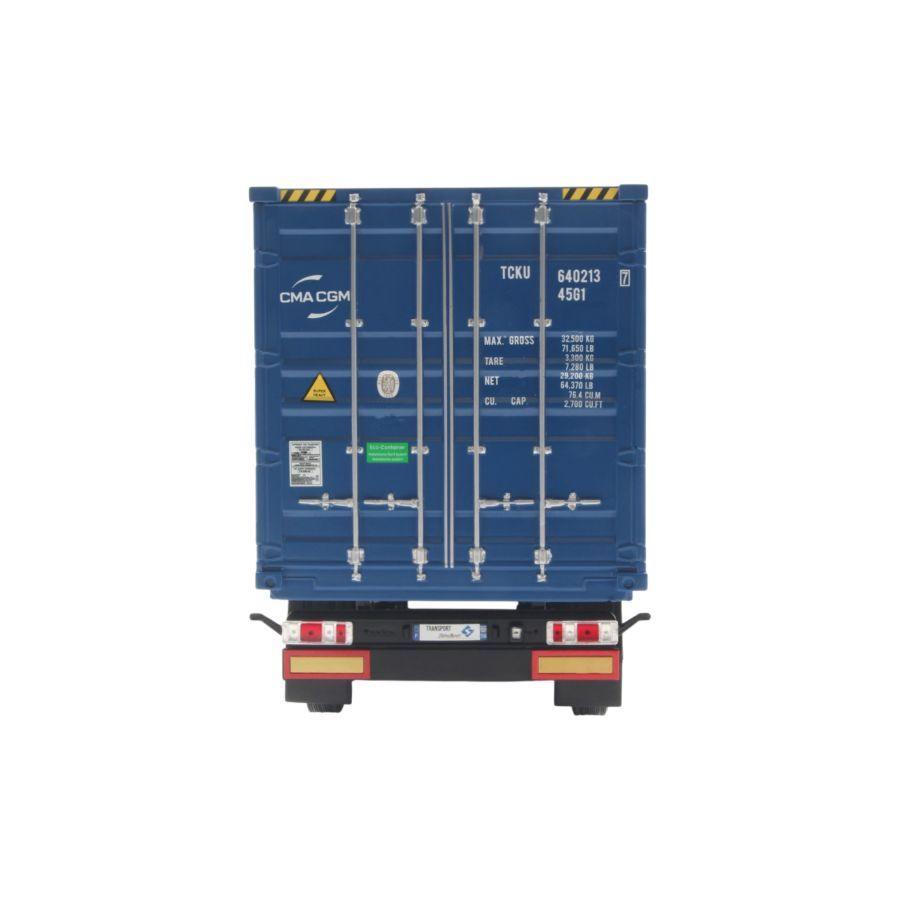 Solido Cars - 1:24 2024 Container Trailer Diecast Vehicle