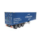 Solido Cars - 1:24 2024 Container Trailer Diecast Vehicle