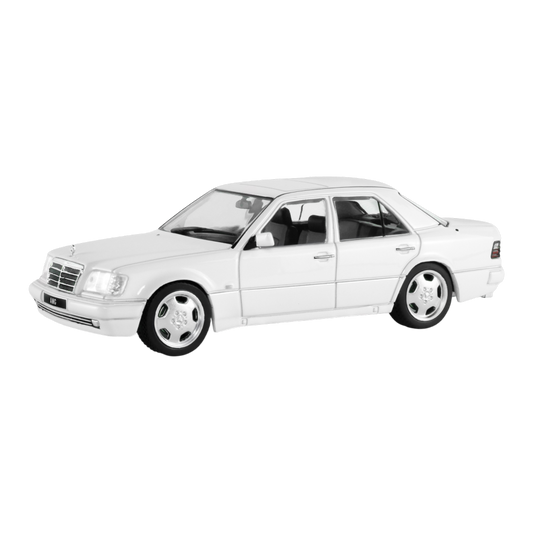 Solido Cars - 1994 Mercedes-Benz (W124) E60 AMG (White) 1:43 Diecast Vehicle