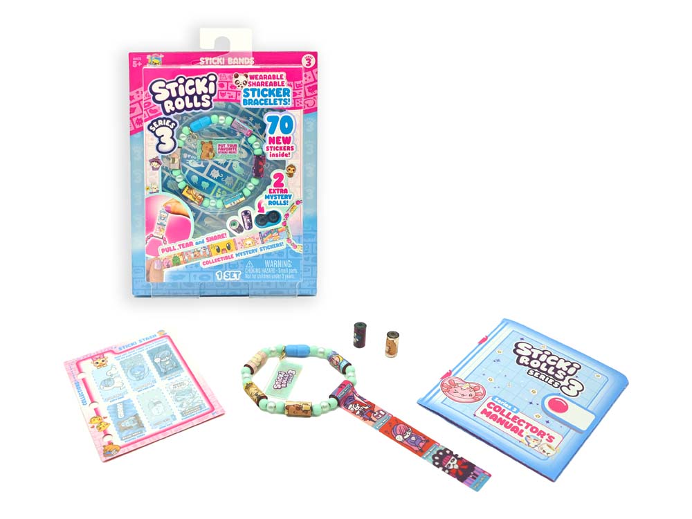 Sticki Rolls Sticki Band Sticki Bracelets Single Pack Series 3