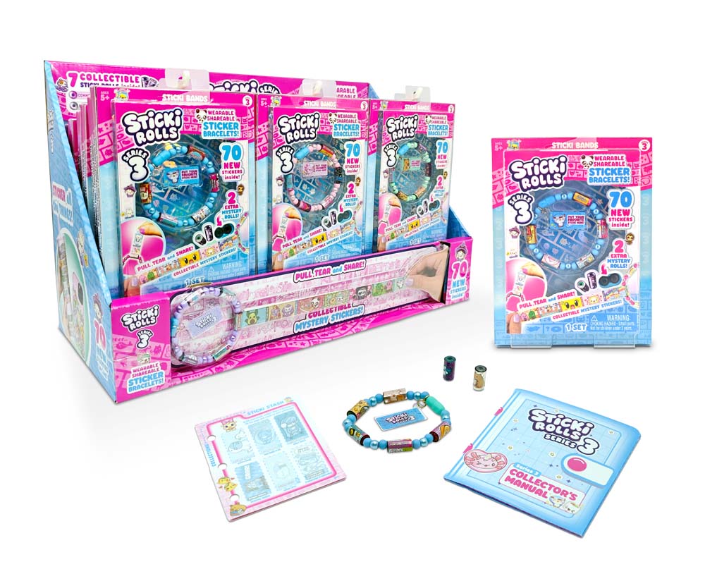 Sticki Rolls Sticki Band Sticki Bracelets Single Pack Series 3