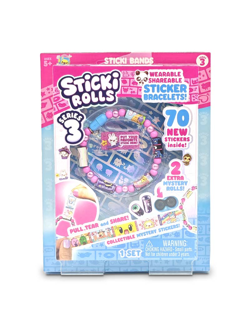 Sticki Rolls Sticki Band Sticki Bracelets Single Pack Series 3