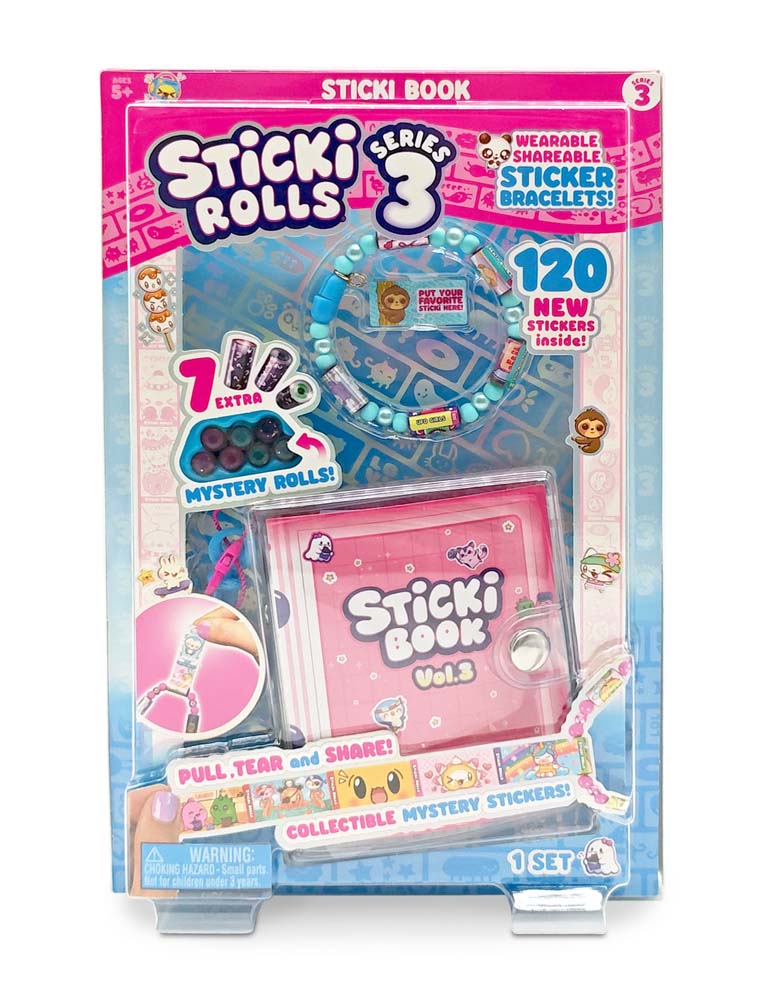 Sticki Rolls Sticki Book Pack Series 3