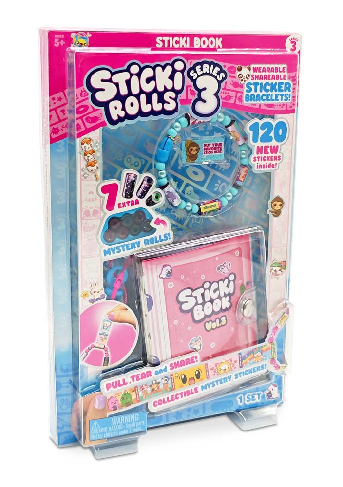 Sticki Rolls Sticki Book Pack Series 3