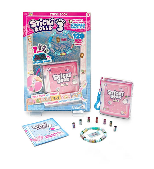 Sticki Rolls Sticki Book Pack Series 3