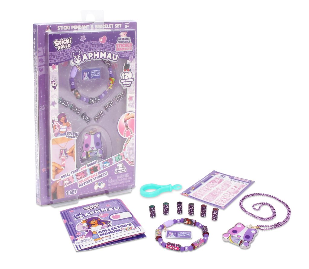 Sticki Rolls x Aphmau Pendant & Bracelet Set