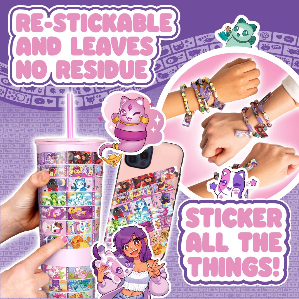Sticki Rolls x Aphmau Pendant & Bracelet Set