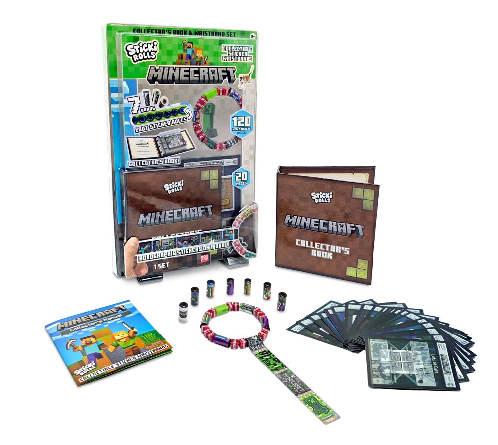 Sticki Rolls Minecraft Sticki Book