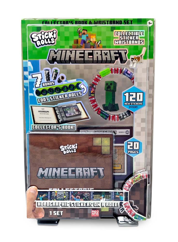 Sticki Rolls Minecraft Sticki Book