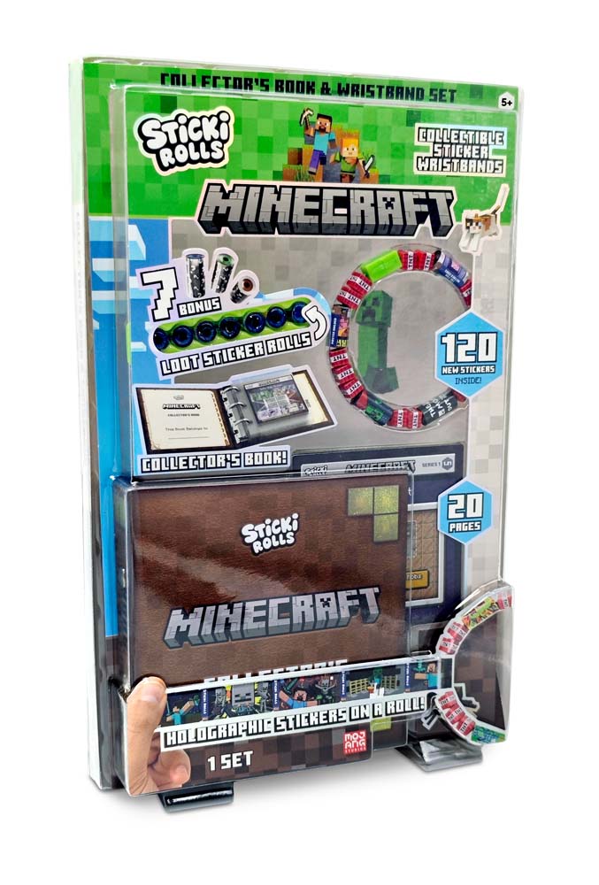 Sticki Rolls Minecraft Sticki Book