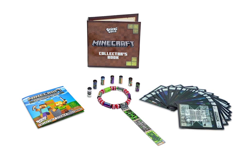 Sticki Rolls Minecraft Sticki Book