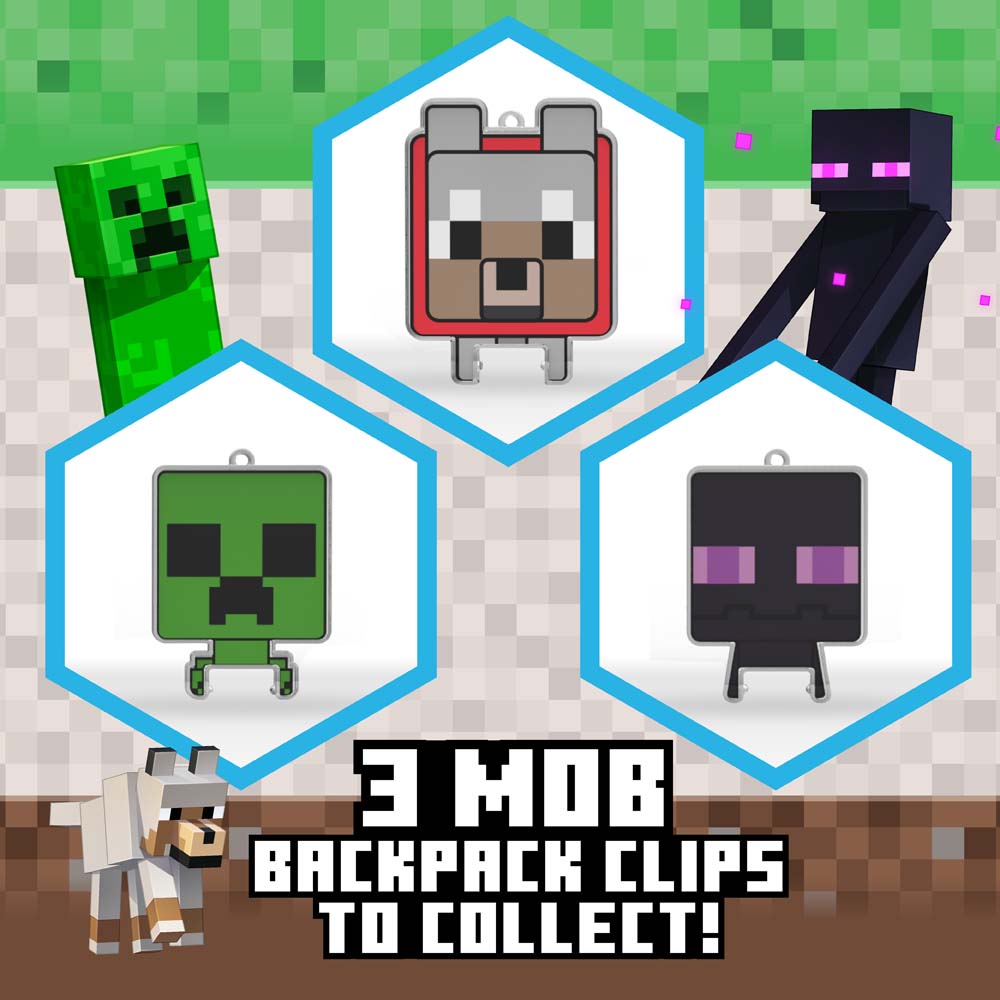 Sticki Rolls Minecraft Pendant & Sticker Wristband Set