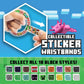 Sticki Rolls Minecraft Pendant & Sticker Wristband Set
