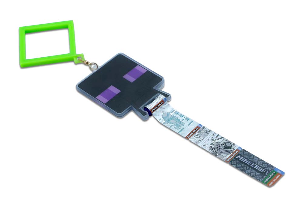 Sticki Rolls Minecraft Pendant & Sticker Wristband Set