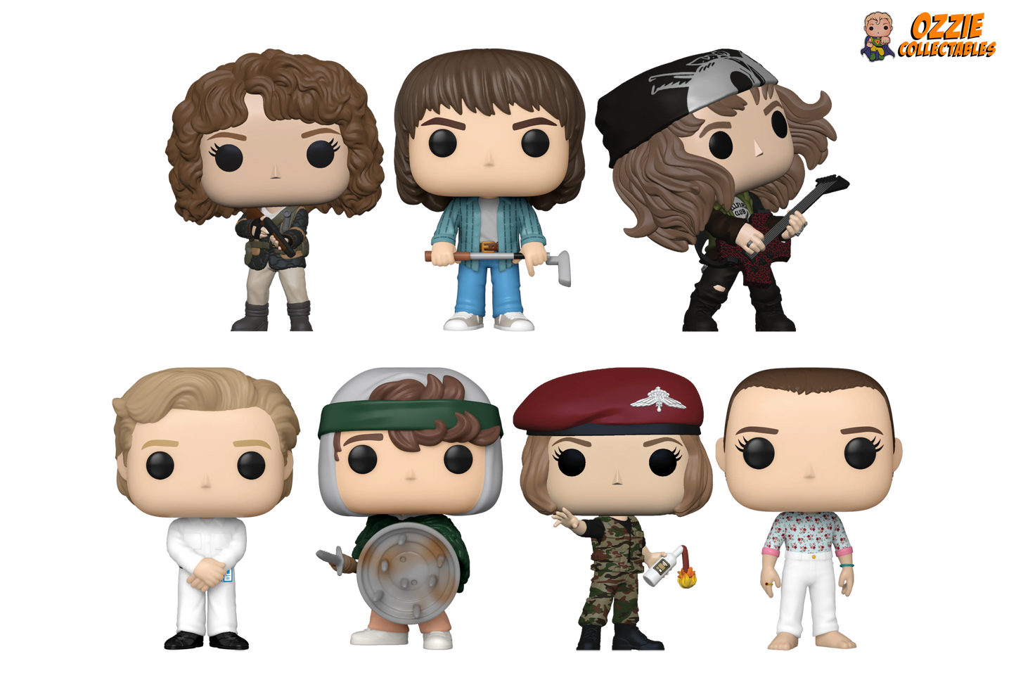 Stranger Things 4 2023 Bundle - 7 POP! Vinyls