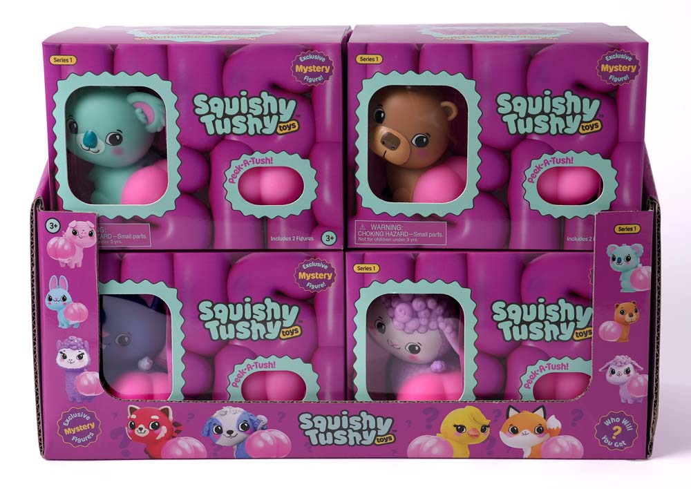 Squishy Tushy Toys 3" Double Bubble Butt Pack Series 1